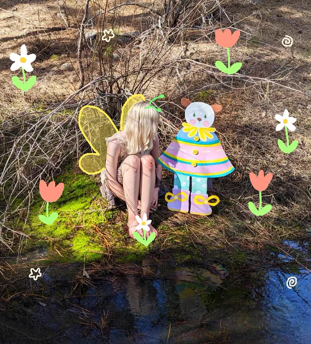 exchanging secrets and flowers