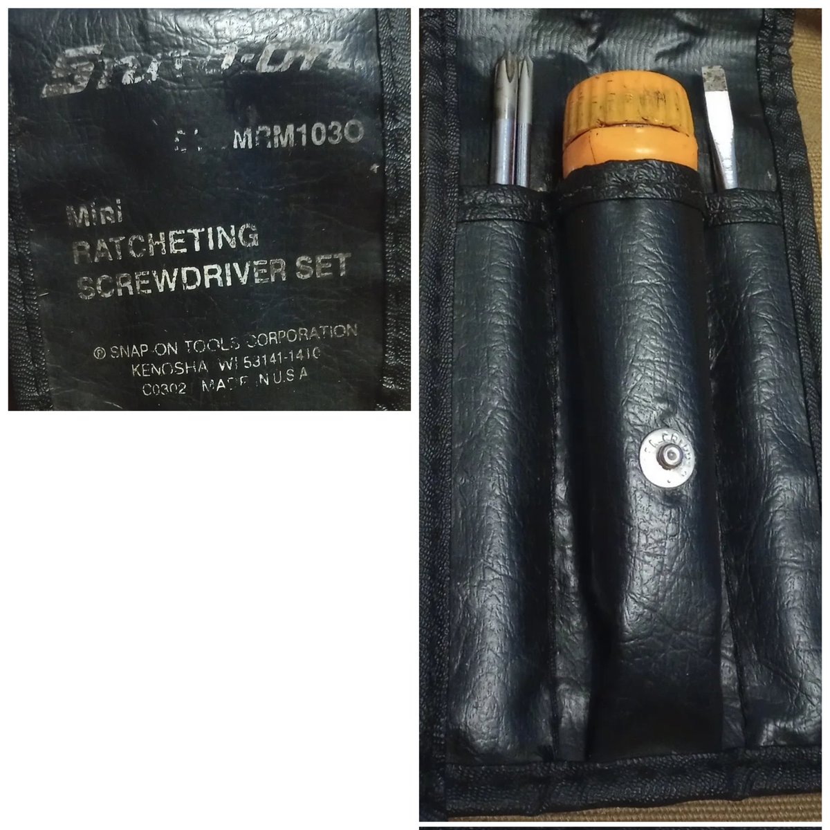 rossross82's tweet photo. @Snapon_Tools I've picked up this lovely little set today. ( SSDMRM103O) 
Would you be able to tell me roughly when it dates from please?
#snapon #snapontools #madeintheusa #kenosha https://t.co/a2ieESh9mt