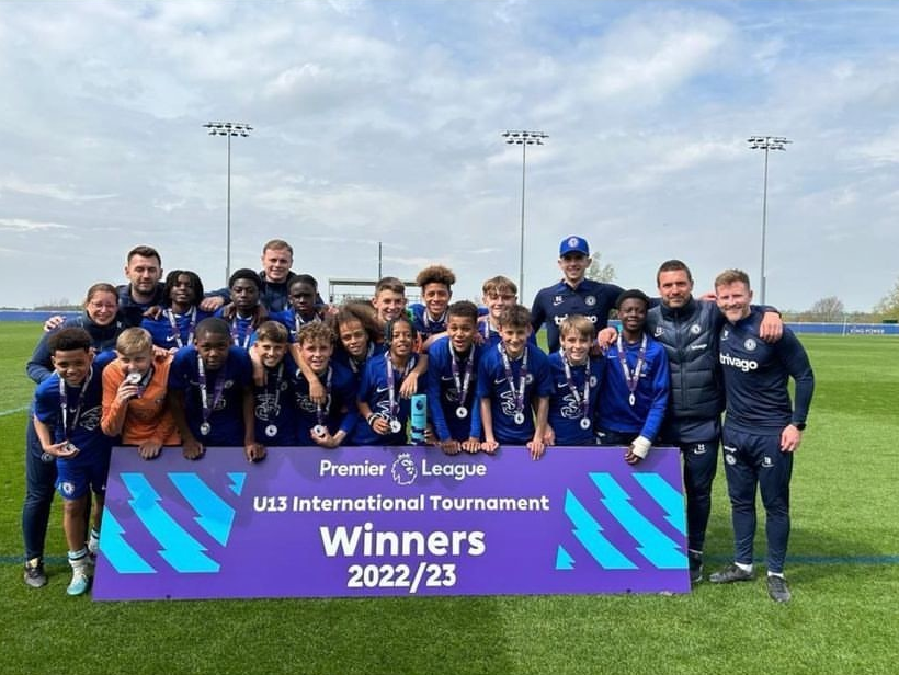 Pretty good run of it recently for Chelsea's Under-13s/2009s and younger; runners-up at the Torneo della Sirene, winners of the Cheltenham Orange Veins Cup, winners of the PL International Tournament beating Man City 5-1 in the Final.