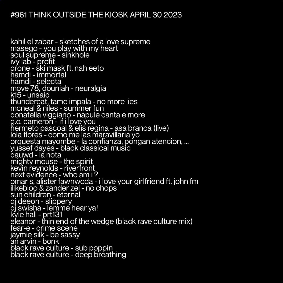 mixcloud.com/LeFtOoO/961-ne… 
the latest show is up...