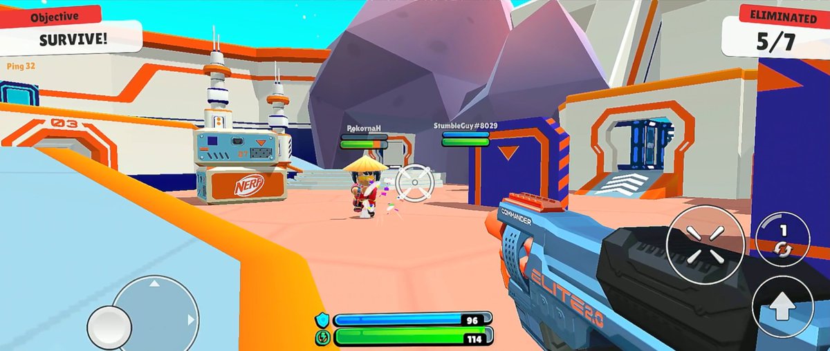 Axrith's tweet photo. Anyone tryna 1v1? Stumble Guys partnered with NERF to introduce FPS TO THE GAME so Check it out here: https://t.co/BIOnExTTlF

@StumbleGuysGame #StumbleGuysPartner #StumbleGuys https://t.co/0PwQ6yZg3t