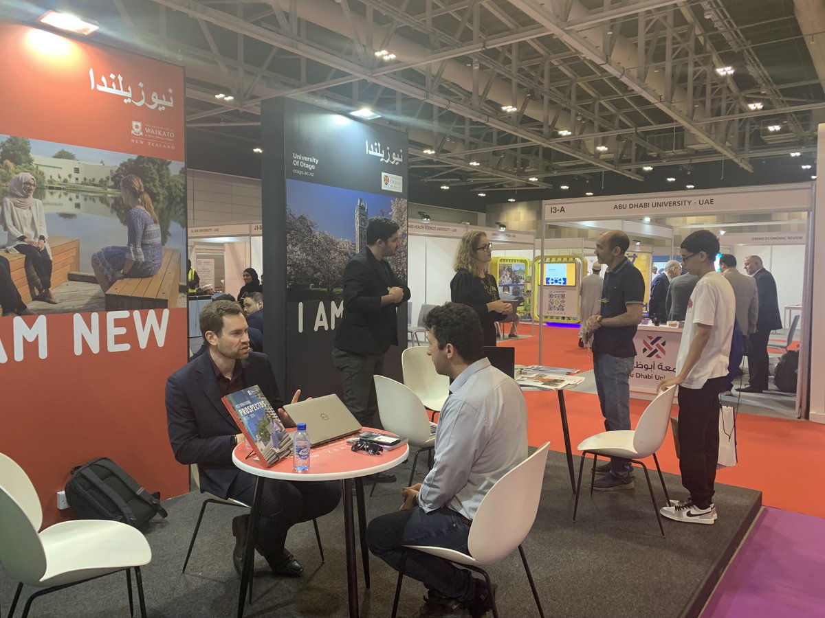 Great first day at Ghedex in Muscat. Learn more about what a New Zealand education can offer you at our workshop on Monday 1 May at 11am, OCEC Muscat. ghedex.om/oman