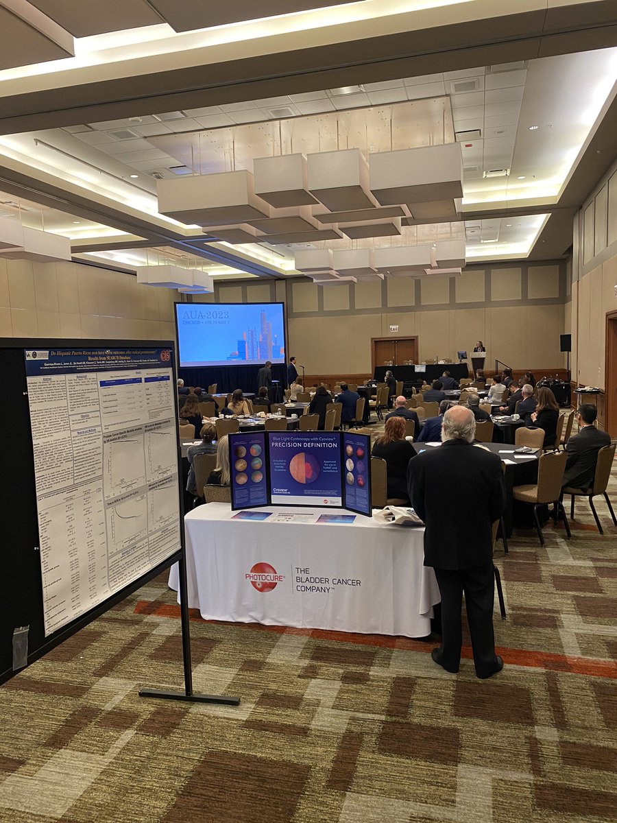A lot going on at the Urological Society for American Veterans (USAV) meeting today! From poster presentations to important discussions, this meeting has been so informational and is important to talk about. #AUA23
