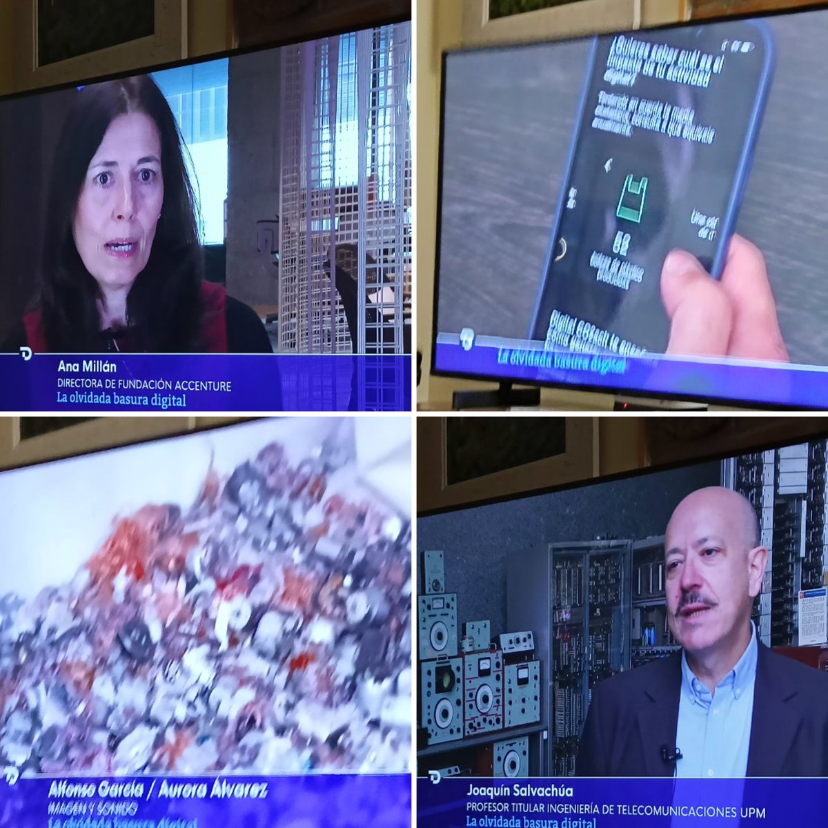 designetworking's tweet photo. Mirar @Mamen_locutora, @ecodes @AlfredoGPlata, #DigitalCO2ach llegó al telediario de @rtvenoticias entrevistando a @anamillanch de la #Fundación @AccentureSpain https://t.co/p0eYXYQJvT #BasuraDigital #Ahorroenergético. GO! https://t.co/ReWFFIMwV5
