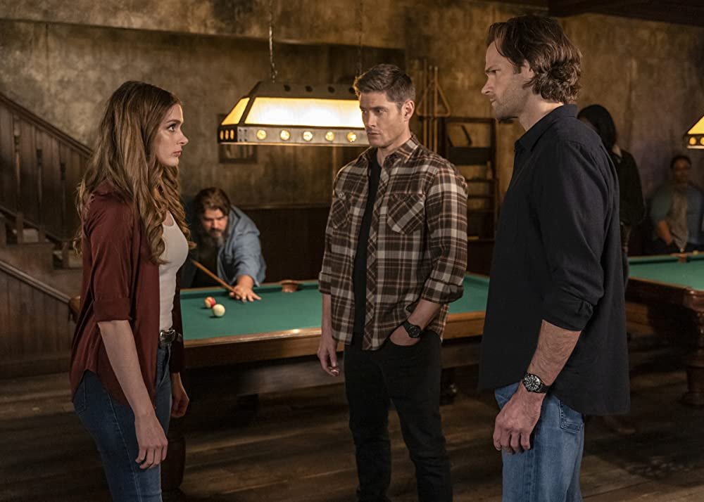 pussels68's tweet photo. I really love the episode The Gamblers. Thank you @Merecuda and #Davyperez for a fascinating concept, a great story, the beautiful way you wrote Sam and Dean in this episode, sad twist ,that amazing pool shot Jensen and the unexpected and emotional ending  cos they ARE heroes! https://t.co/BcYngAIg34