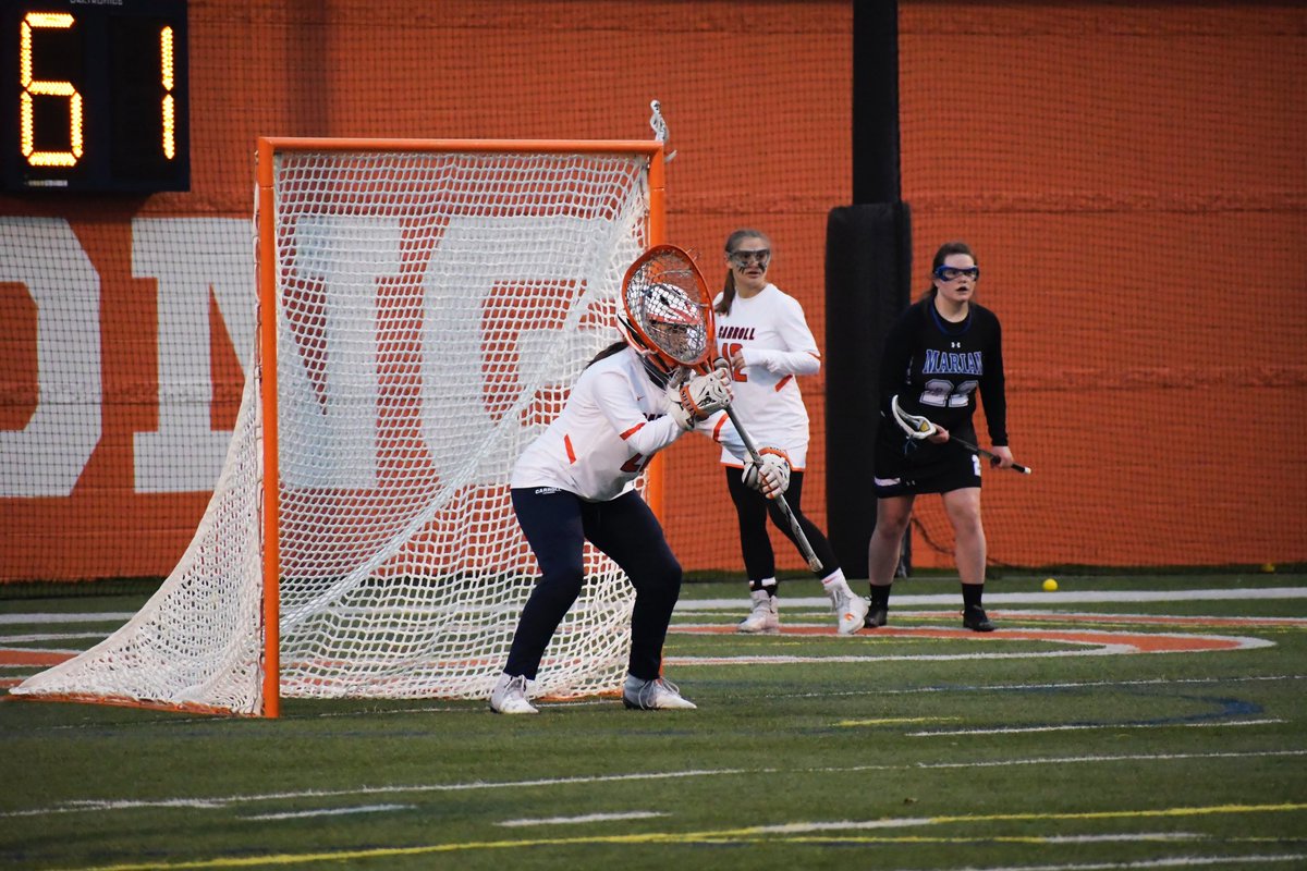 PioWLAX's tweet photo. Celebrating our final senior from the class of 2023, Ali Van Dale (Ham Lake, Minn.) 

Plans after graduation: Ali will be continuing her work with Animal Rescue in Minnesota! #gopios #carrollu #onceaPIOalwaysaPIO https://t.co/ehryCaTlNo