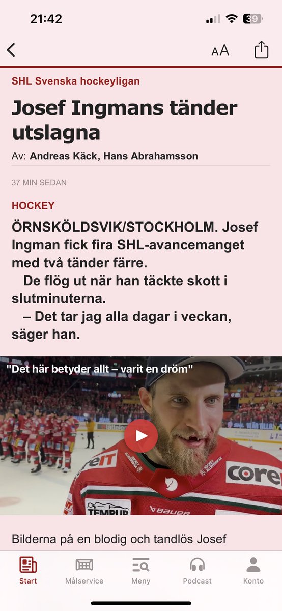 mick3lindgren's tweet photo. @sportbladet 

Ingman har inte haft framtänder sedan 2004 men okeeeeej 💚❤️💚❤️ https://t.co/jH34wpyYGN