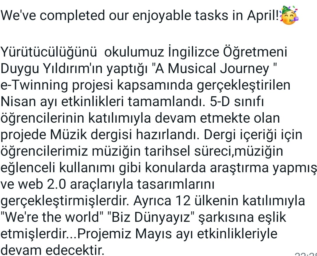 AliagaFatih's tweet photo. @tretwinning @IzmirEtwinning @eTwinningDestek https://t.co/R4xRfciKhZ