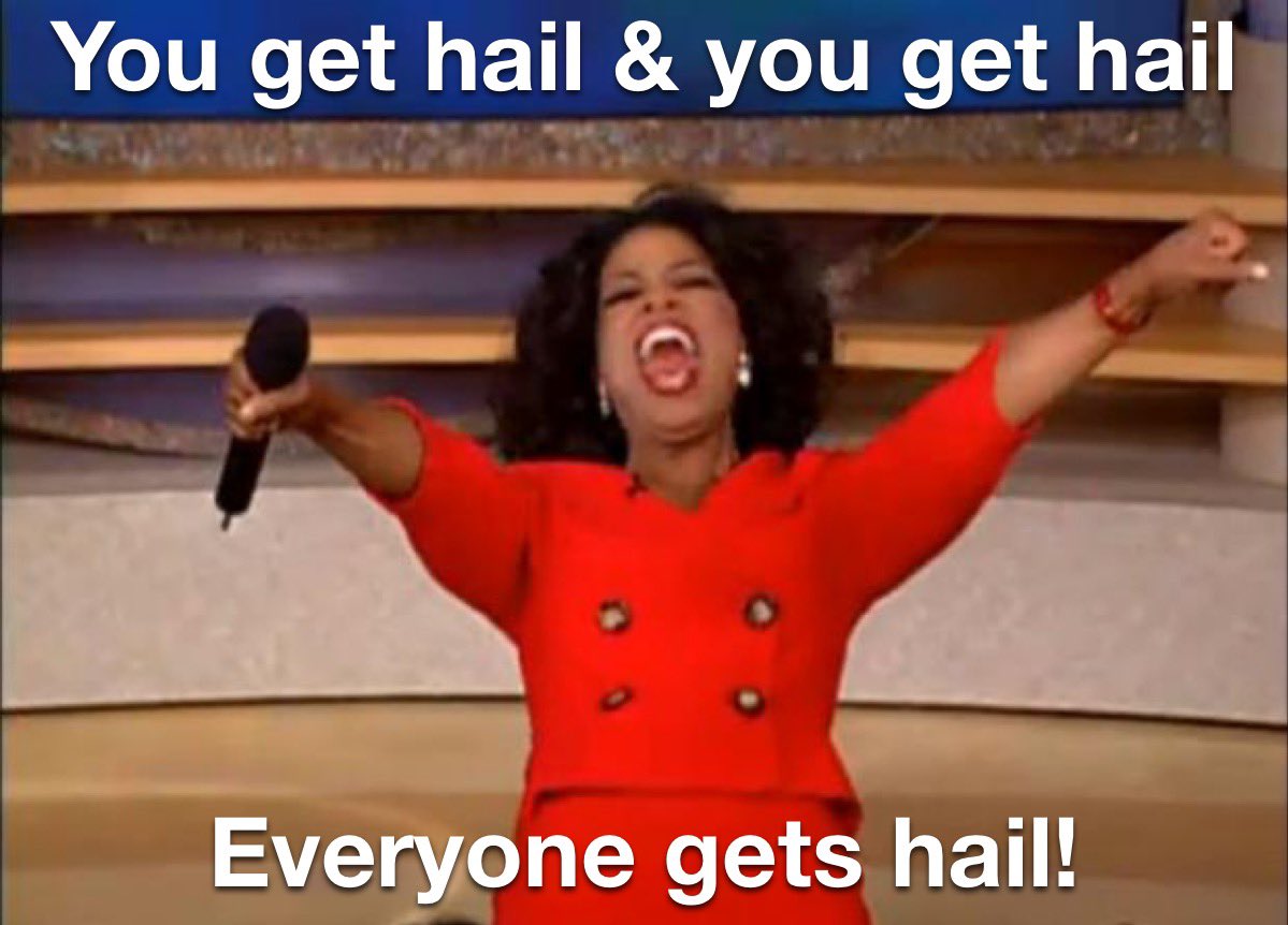 How this cold core convection is treating everyone. #hail #coldcore #kywx