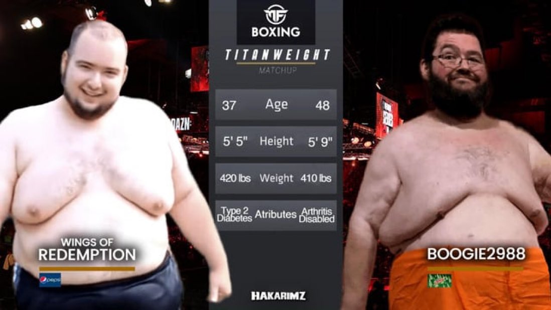 JakeGerhard's tweet photo. Wings of Redemption is 5’5”???? He built like a Burger King whopper https://t.co/by7BmsZ5C5