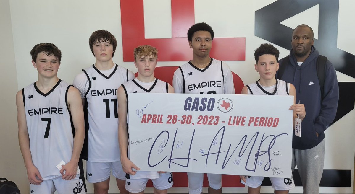 #GASOLive2 | Winners Circle 🏆

Congratulations to @3dHoopsAcademy 16U ‼️

NCAA White Division Champions 🥇

#GASO