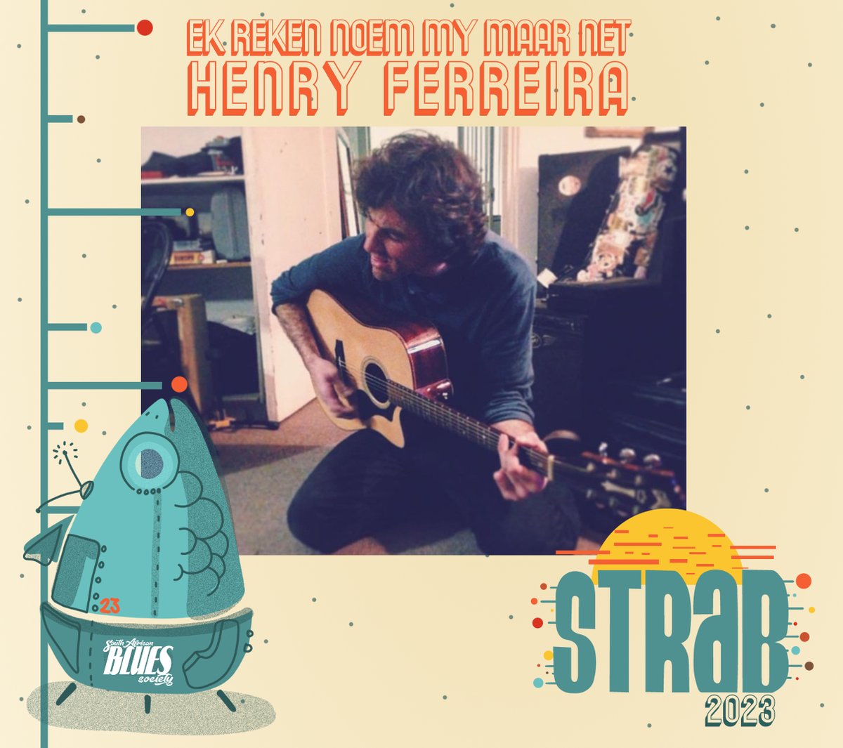 We hope you're getting all your gear, passports and entourage ready. We are getting so close.

It gives us great pleasure to announce our next star of STRAB 2023: 

Henry Ferreira!

Website for tickets, info, and anything else:  strab.co.za

#STRAB2023 #STRABfest