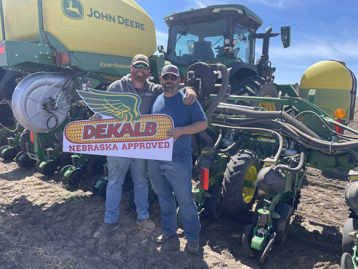 bk_franzen's tweet photo. Thanks to @kpfarms14 and @AgHusker1 for getting this Frito-Lay hybrid corn plot put in the ground! Excited to see results in 2023! #plant23 @DKAS_HP https://t.co/SbByEk2a52