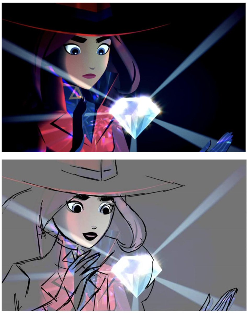 Behind the scenes to the sketch of this iconic Carmen moment 💎