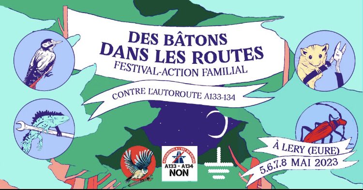 La nature est généreuse avec ceux qui la protège.
Muguets dans notre belle forêt de bord.
Rdv le week-end prochain 5, 6, 7 et 8 mai au festival #DesBatonsDansLesRoutes au centre équestre de la voie blanche pour comprendre le combat contre le pseudo Contournement Est de Rouen