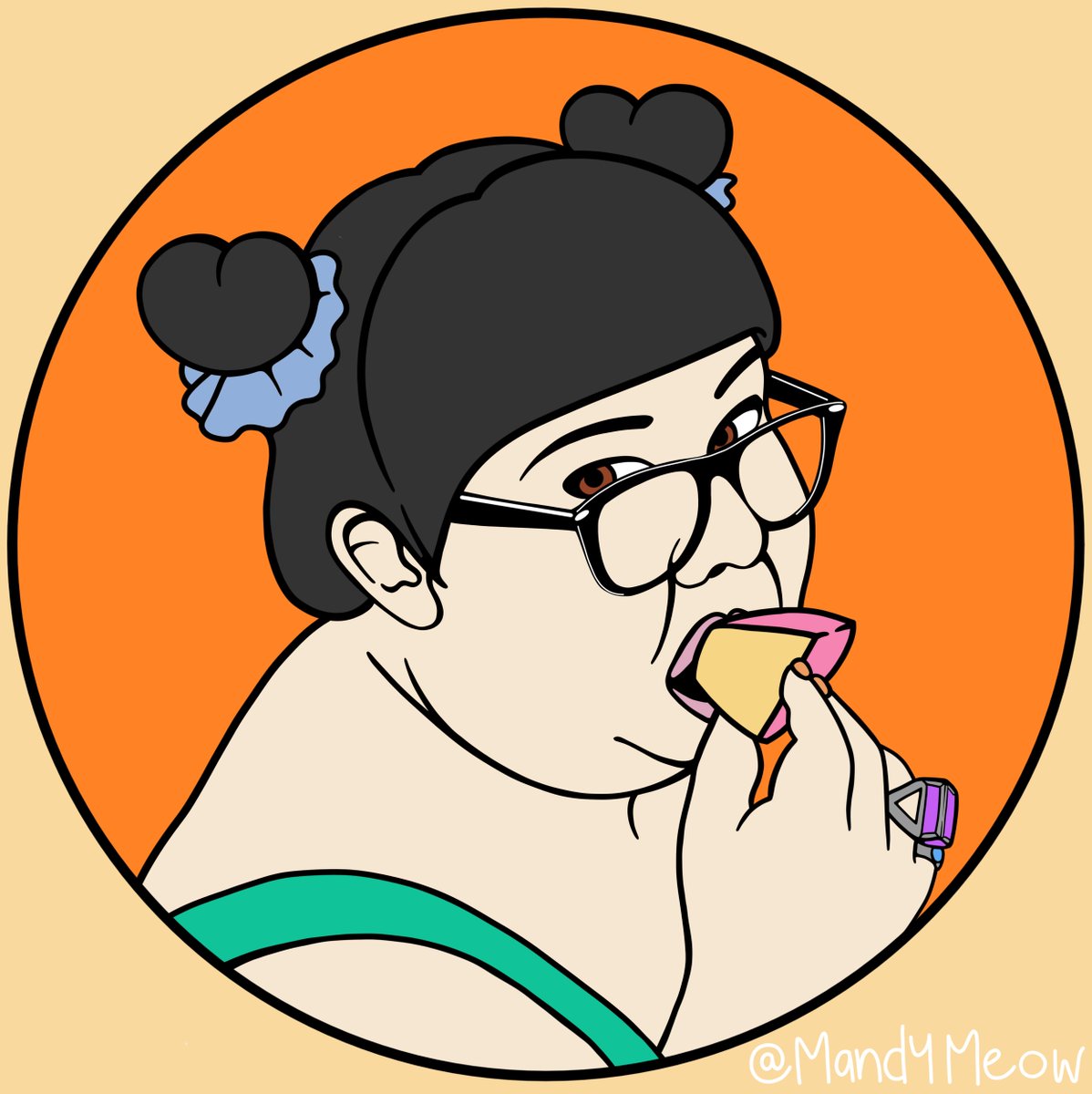 Omg I found this drawing I made of <a href="/virgietovar/">virgietovar</a> from 2018...literally 100 years ago and babes is more badass than ever!