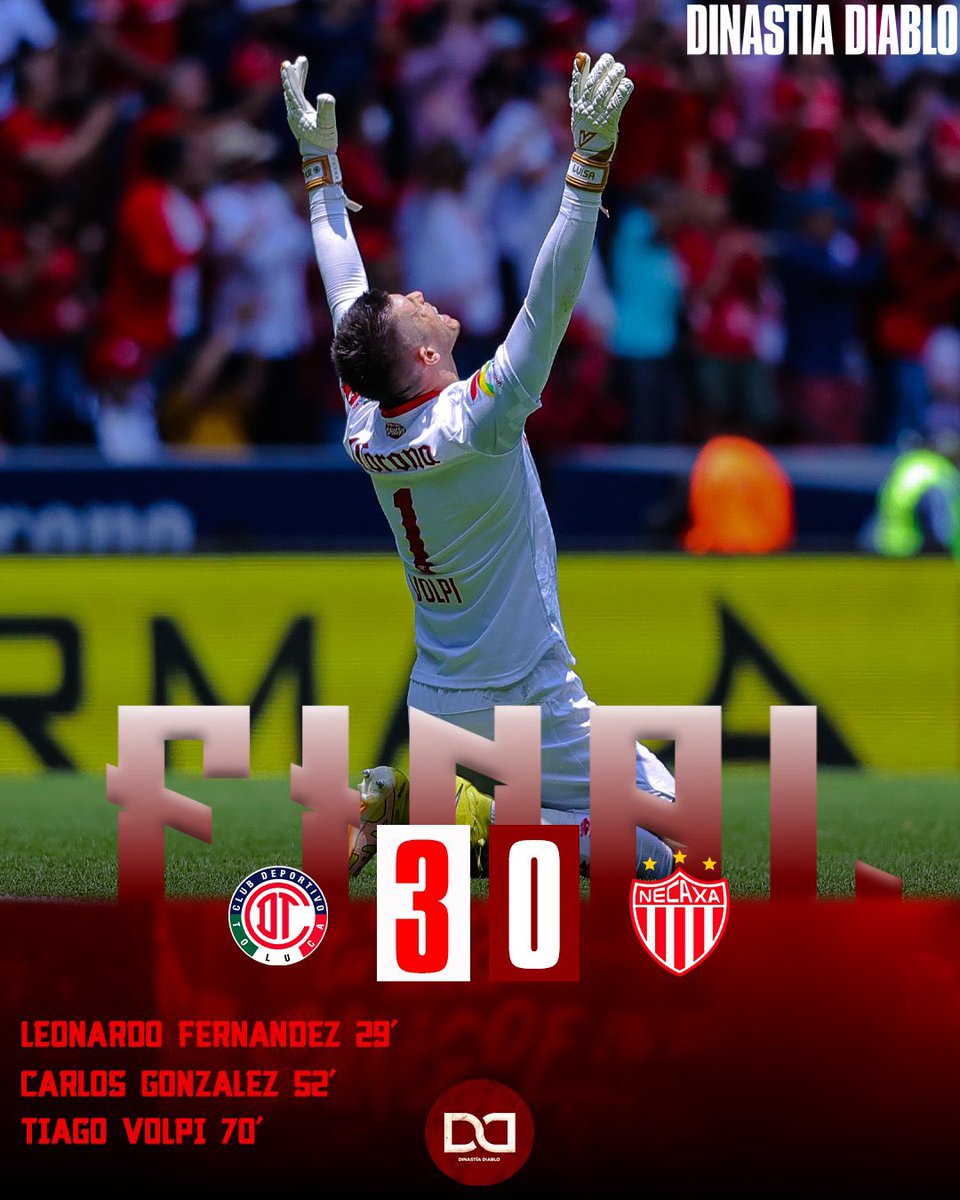 Toluca gana y está en liguilla directa 🔥😍👹