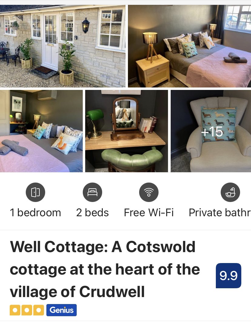 STA4GA's tweet photo. 9.9, must have done it right on my most recent refurb of one of my Cotswolds Cottages - check it out! https://t.co/kOUGq9Ivjo