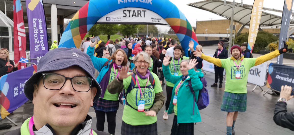 GlasgowEcoTrust's tweet photo. Well that was a fantastic day!!
We had walkers doing the @thekiltwalk #KiltwalkGlasgow #WeeWander #BigStroll and #MightyStride raising funds for our work. Many thanks to @llovelock Cindy @ChrisPLavelle Elaine Moira @LanaRMc Lily @CraigProc Douglas and Douglas.
#KiltwalkKindness https://t.co/LIiIjDFCq6