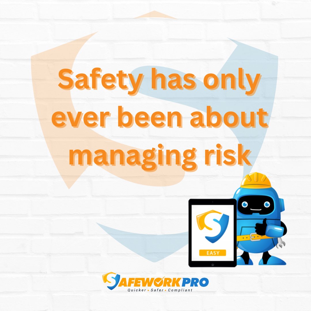 It's always been about managing risk ~ take safety into your hands !

#SafeworkPro #safetyaustralia #workplacesafety #safetyapp #swiftysays #riskassessment #managingrisk #workplacehazards