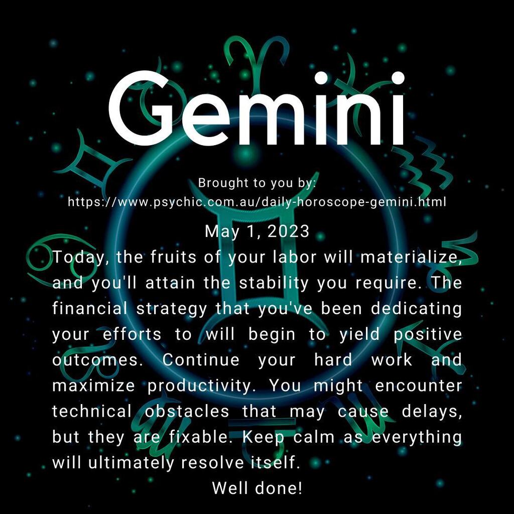 taurus2day's tweet photo. Full Gemini Horoscopes Link In Bio 
---
#horoscope #gemini #geminihoroscope #geminihoroscopes #astrology #mayhoroscope #dailyhoroscope #psychic https://t.co/kB3wgLWDfk https://t.co/9hseqqe4M8
