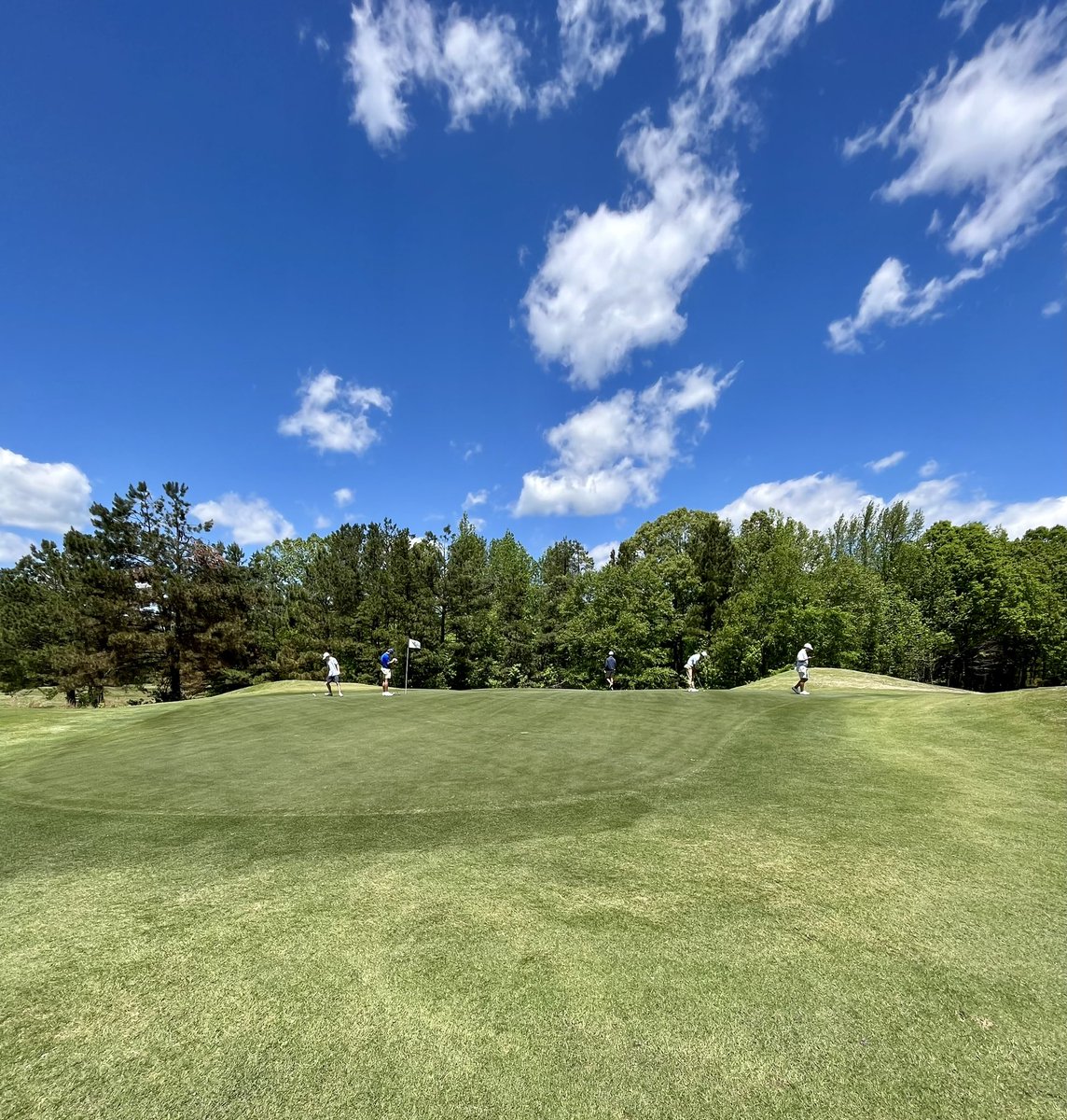 MCJagsGolf's tweet photo. Practice round number 2 complete. First round of the 6A state tournament starts tomorrow morning #GoJags https://t.co/EUQldOA8Ma