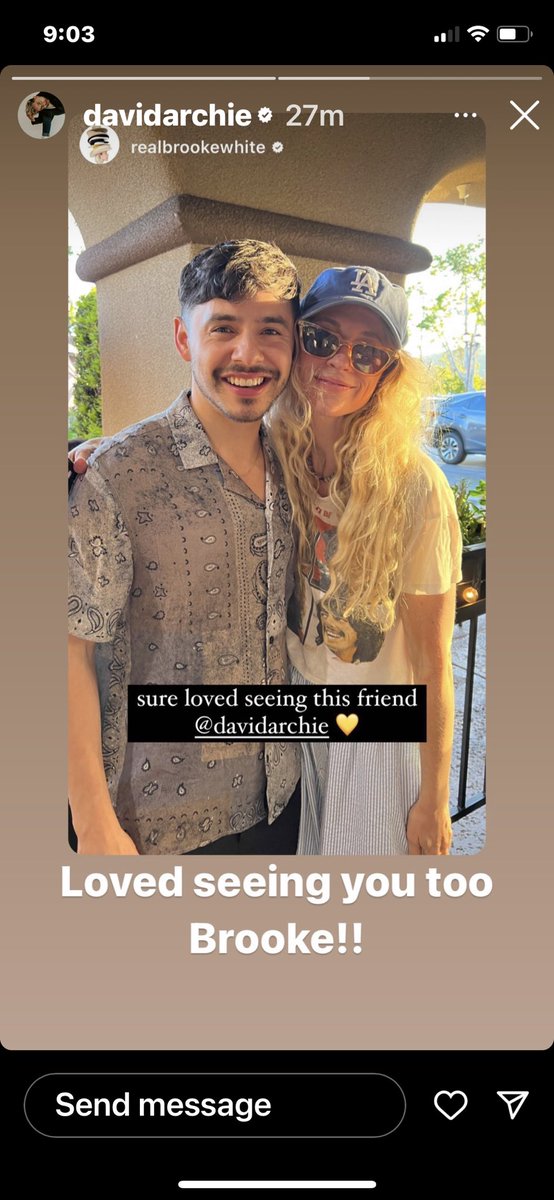 FODFansofDavid's tweet photo. When Idol buddies meet up at the Fountain of Youth😁 Lookin’ AMAZING! @DavidArchie @brookewhite #BackTo2008 https://t.co/Ill2caZJvk