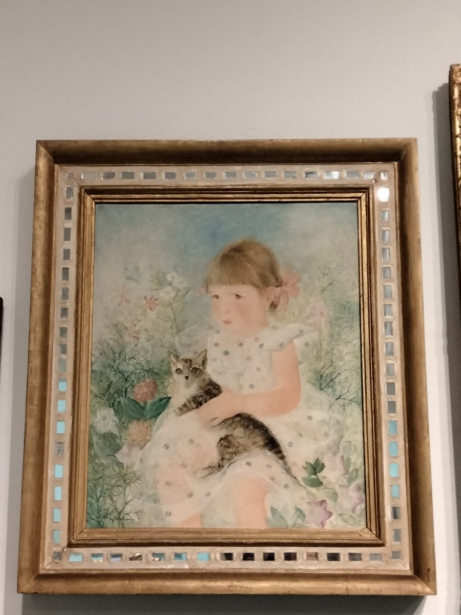 f_merino_r's tweet photo. El #Museo #CauFerrat #Sitges @MuseusDeSitges ha incorporado varias obras de Olga Sacharoff a su colección, depósito temporal de col. privada, entre ellas una vista de Barcelona desde Valcarca y dos retratos de Maria Rosa Reventós. Se pudieron ver en la expo "Els museus creixen". https://t.co/weJaVOrDci