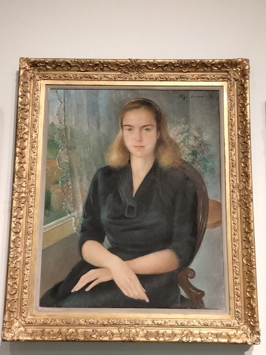 f_merino_r's tweet photo. El #Museo #CauFerrat #Sitges @MuseusDeSitges ha incorporado varias obras de Olga Sacharoff a su colección, depósito temporal de col. privada, entre ellas una vista de Barcelona desde Valcarca y dos retratos de Maria Rosa Reventós. Se pudieron ver en la expo "Els museus creixen". https://t.co/weJaVOrDci