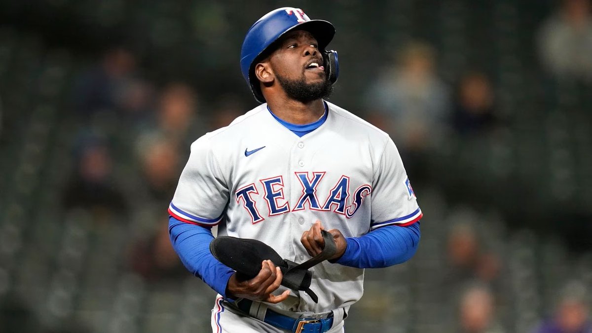 Adolis García de los #Rangers se une a un selecto grupo de jugadores de Texas al alcanzar 30 carreras impulsadas al final de abril. 

Los otros dos en lograrlo son:

Josh Hamilton (32, 2008)
Juan González (36, 1998) 

Ambos terminaron liderando la Liga Americana en la temporada.