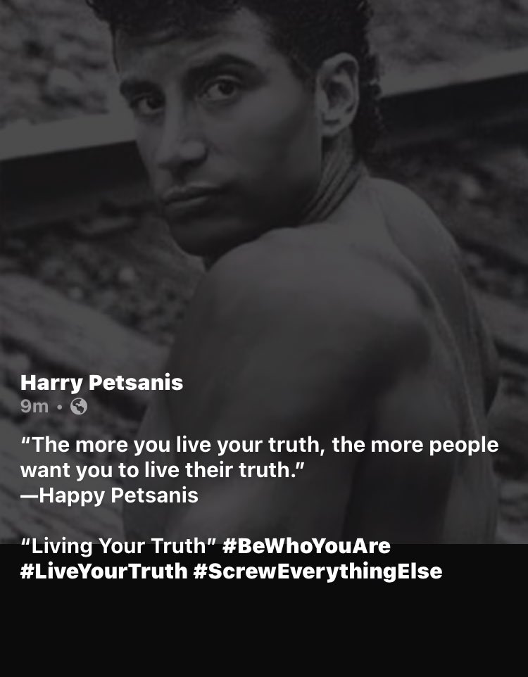 harrypetsanis's tweet photo. “The more you live your truth, the more people want you to live their truth.”
—Happy Petsanis
“Living Your Truth” #BeWhoYouAre
#LiveYourTruth #ScrewEverythingElse https://t.co/Opq6Udcsfz