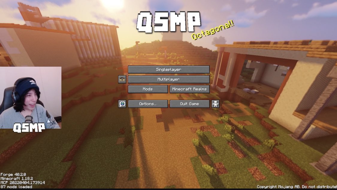 mils ✩˚.⋆ on X: THE QSMP HAS ITS OWN LAUCHER THATS SO FUCKING COOL OMG???   / X