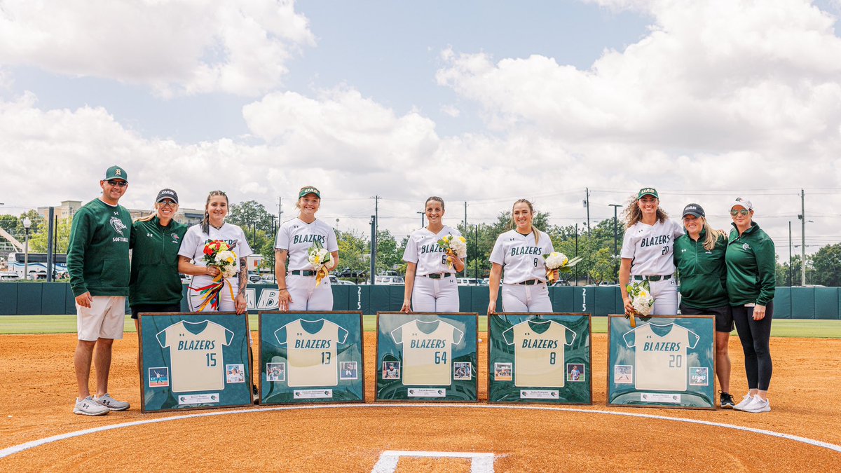 Thank you to our 5️⃣ Seniors for all that you have done for UAB Softball!

We hate to see you go, but we know you’re on to accomplish great things beyond the diamond. 🔥

#WinAsOne | #ForeverBlazers