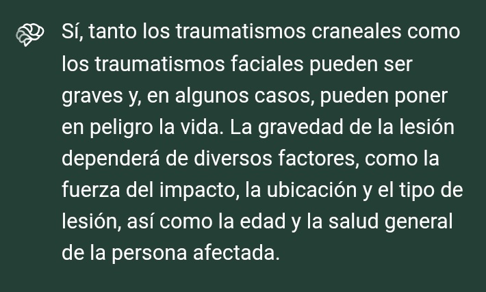 ESPNArgentima's tweet photo. Segun chatgpt, c puede morir por un traumatismo craneal o facial en caso de q sean graves, asi q esperemos q no sean graves los traumatismos del pulga https://t.co/qCdVjyL7cR
