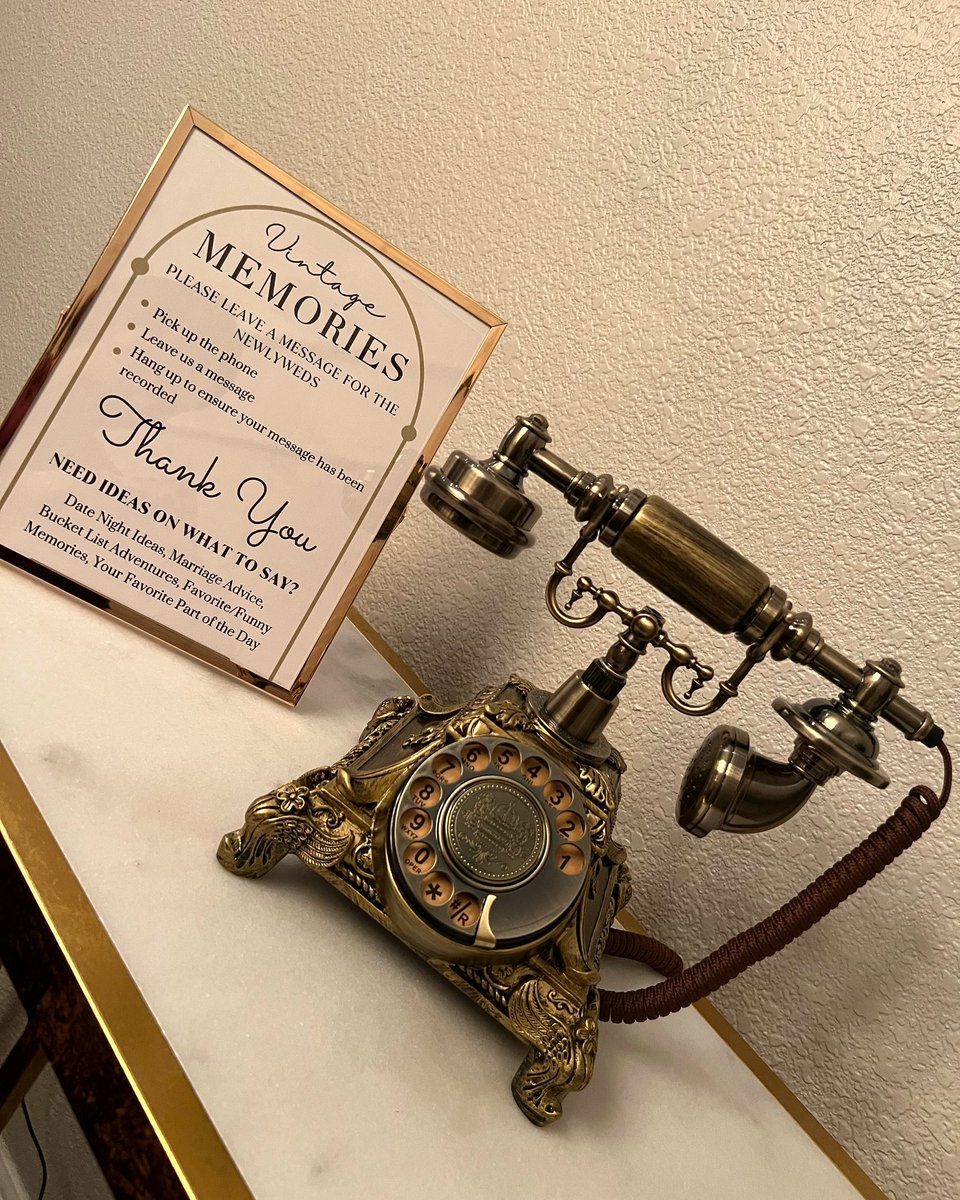 If you have an upcoming event and would like to book an Audio or Video Guestbook, please follow vintagememoriess_ on IG!
