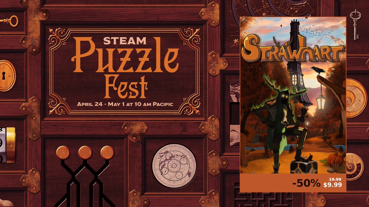 Strawhart is currently 50% off as part of Steam Puzzle Fest!