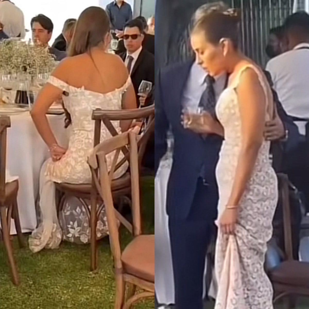 choquei's tweet photo. 🚨MUNDO: Noiva fica magoada após duas de suas convidadas usarem vestido branco em seu casamento. https://t.co/DEpeKSIWMV