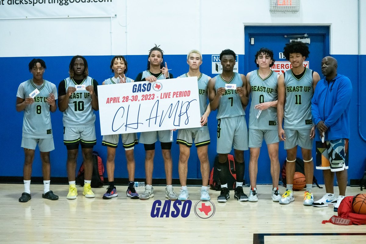 TexasHoops/GASO 🔗 (@texashoopsgaso) on Twitter photo #GASOLive2 | Winners Circle 🏆
Congratulations to <a href="/BeastUpBasketb1/">therealBeastUpBasketball</a> Grey ‼️
NBA Blue Division Champions 🥇
#GASO #GASOLive2 | Winners Circle 🏆
Congratulations to <a href="/BeastUpBasketb1/">therealBeastUpBasketball</a> Grey ‼️
NBA Blue Division Champions 🥇
#GASO