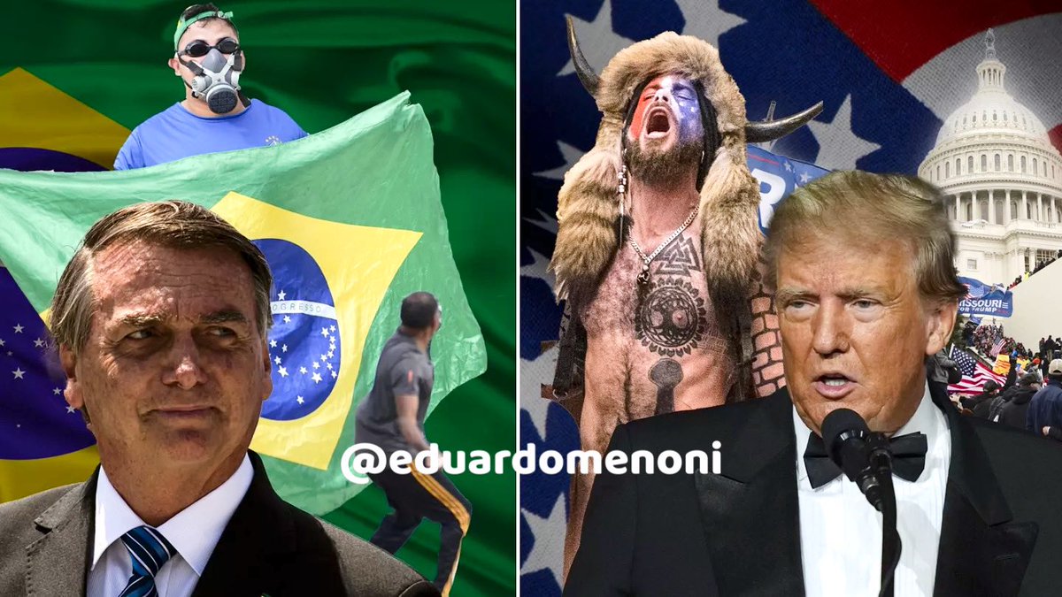 eduardomenoni's tweet photo. 🇧🇷 | ÚLTIMA HORA: Continua el escándalo en Brasil por el “Asalto al Capitolio”. Manifestantes esperaron una cámara de la agencia Reuters antes de atacar la oficina de Lula. ¿Qué opinas de este montaje que hizo el comunismo para culpar a Bolsonaro? https://t.co/D2RRqVnrjp