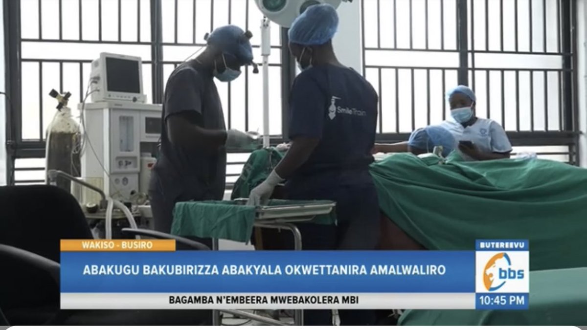 StJosephHospWak's tweet photo. Extensive broadcast with @bbstvug about our medical camp of doing surgeries on patients of Facial clefts that has been happening at the facility in partnership with @Smiletrain and @RCwakiso as we preapre to host our katikiro @cpmayiga. https://t.co/6m9qElOARj