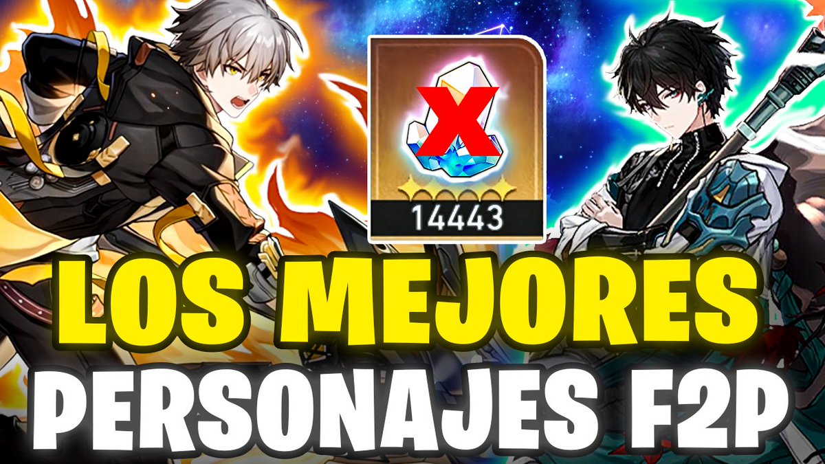 F2P siempre mejor que P2W y Star Rail la verdad lo esta haciendo muy bien
#honkaistarrail 

LOS MEJORES PERSONAJES F2P!! ❌💸 ¡Súbelos Ya! | Honkai Star Rail 

✨youtube.com/watch?v=mmjBfF… 

<a href="/honkaisr_es/">Honkai: Star Rail ES</a> <a href="/honkaistarrail/">Honkai: Star Rail</a>