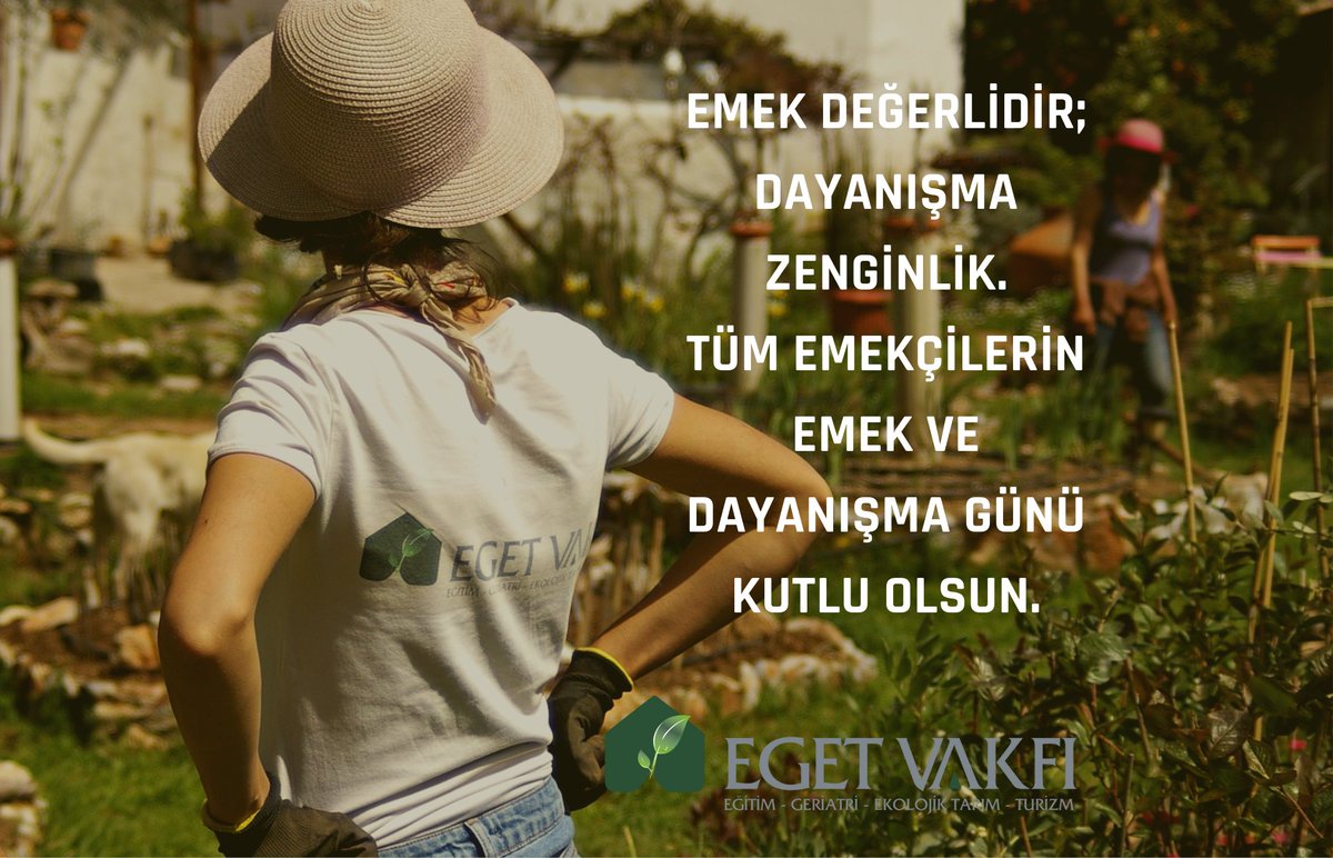 Emek değerlidir; dayanışma zenginlik.
Tüm emekçilerin Emek ve Dayanışma Günü kutlu olsun.
.
#emekvedayanışmagünü#egetvakfı#laborday