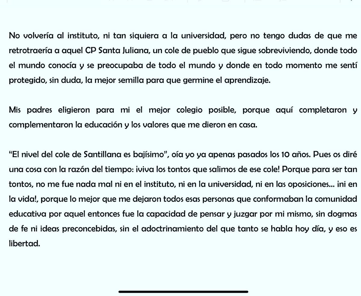 victorgr86's tweet photo. “CARTA” A MI COLE POR SU 50 ANIVERSARIO

¡FELICIDADES Y GRACIAS!

#CPSantaJuliana https://t.co/DUaBUHrIvK