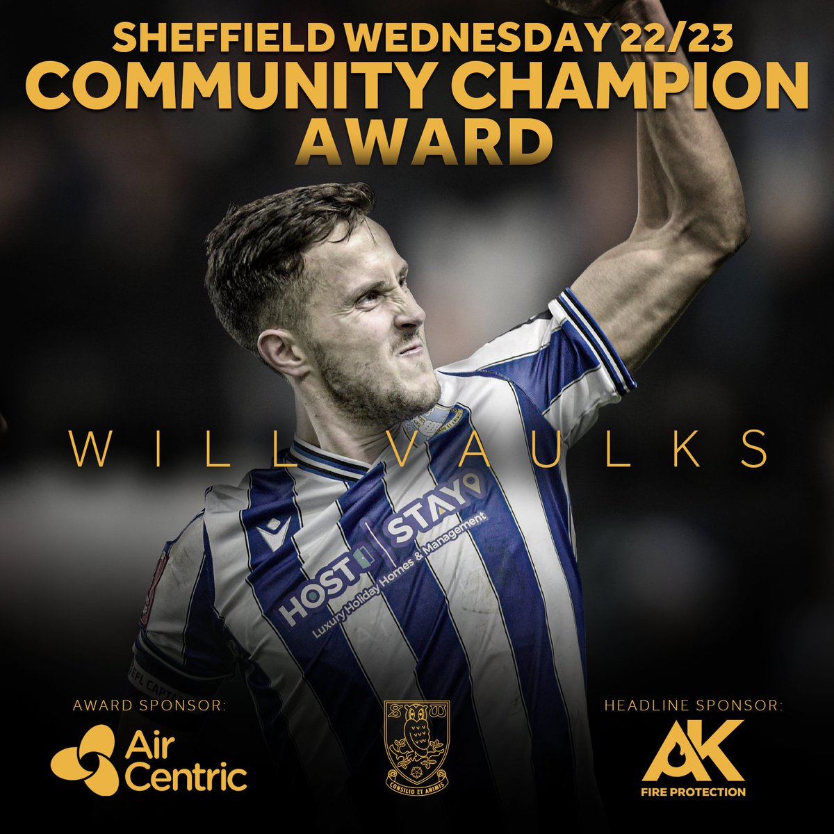 swfc's tweet photo. A man who always goes above and beyond! ๐
Congratulations to Will Vaulks our Community Champion! ๐ฆ
#SWFCAwards ๐ค Air Centric https://t.co/ypybr34hE2