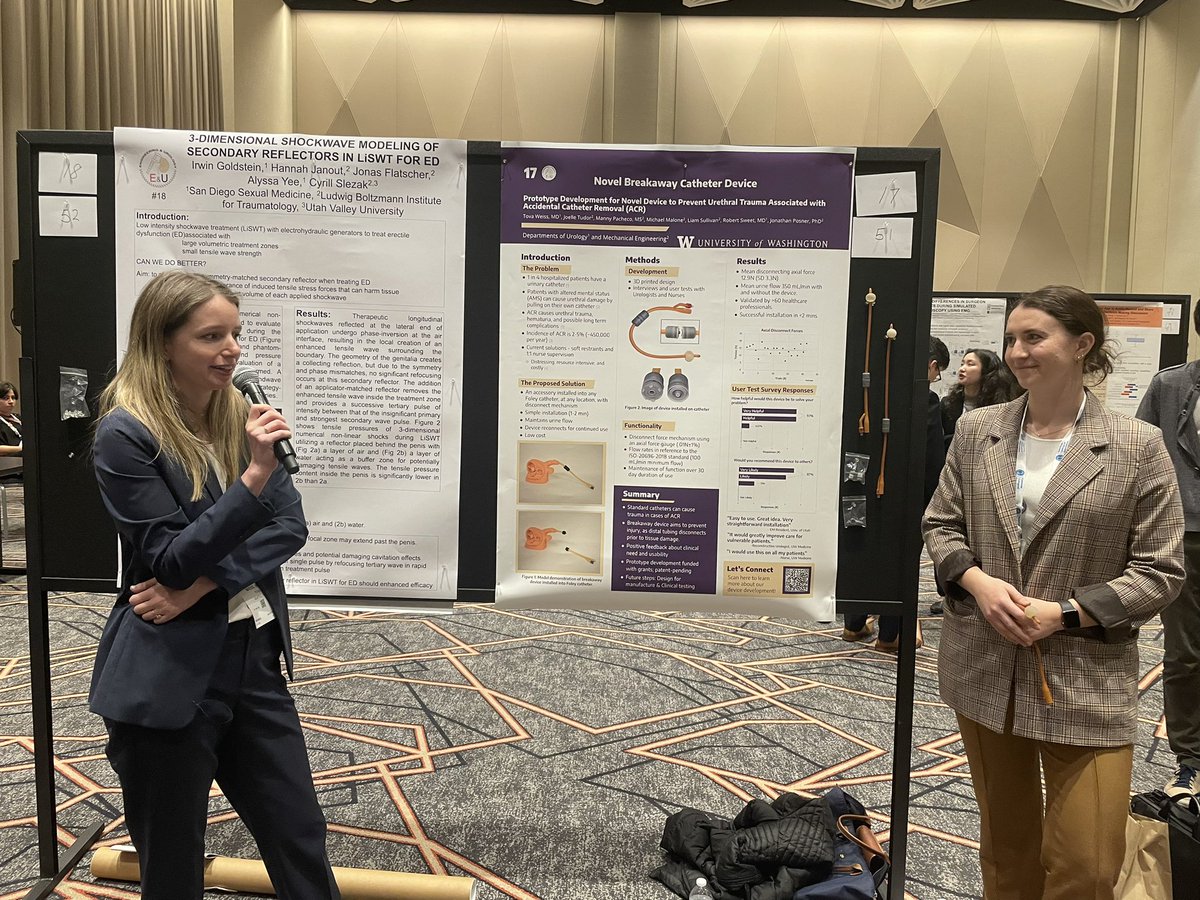 Chloe Peters (@chloepetersmd) on Twitter photo <a href="/TovaLWeiss/">Tova Weiss, MD</a> presenting her ingenious <a href="/CathConnect_/">CathConnect</a> device at #AUA23. Easy, affordable way to reduce morbidity from traumatic foley removals. Keep an eye out for this one! <a href="/uwurology/">UW Urology</a> <a href="/TovaLWeiss/">Tova Weiss, MD</a> presenting her ingenious <a href="/CathConnect_/">CathConnect</a> device at #AUA23. Easy, affordable way to reduce morbidity from traumatic foley removals. Keep an eye out for this one! <a href="/uwurology/">UW Urology</a>