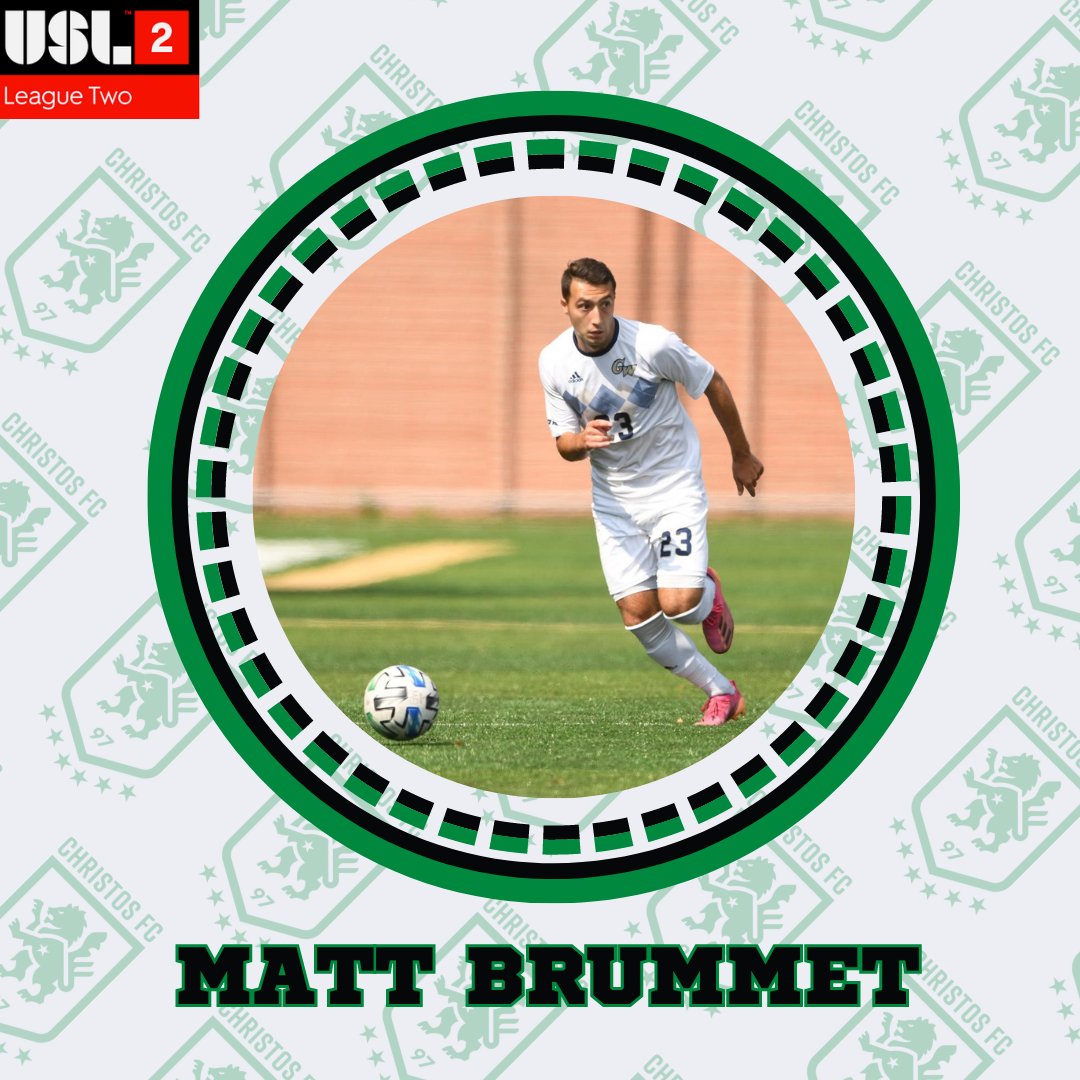 ChristosFC's tweet photo. We welcome Matt Brummet to our 2023 @USLLeagueTwo team. As a senior at Archbishop Curley, he led the MIAA in scoring with 15 goals and 15 assists, earning him All-MIAA honors. He then played 4 seasons at George Washington, making 47 appearances. Played his 2022 season at Rider. https://t.co/AAmW6MJETY