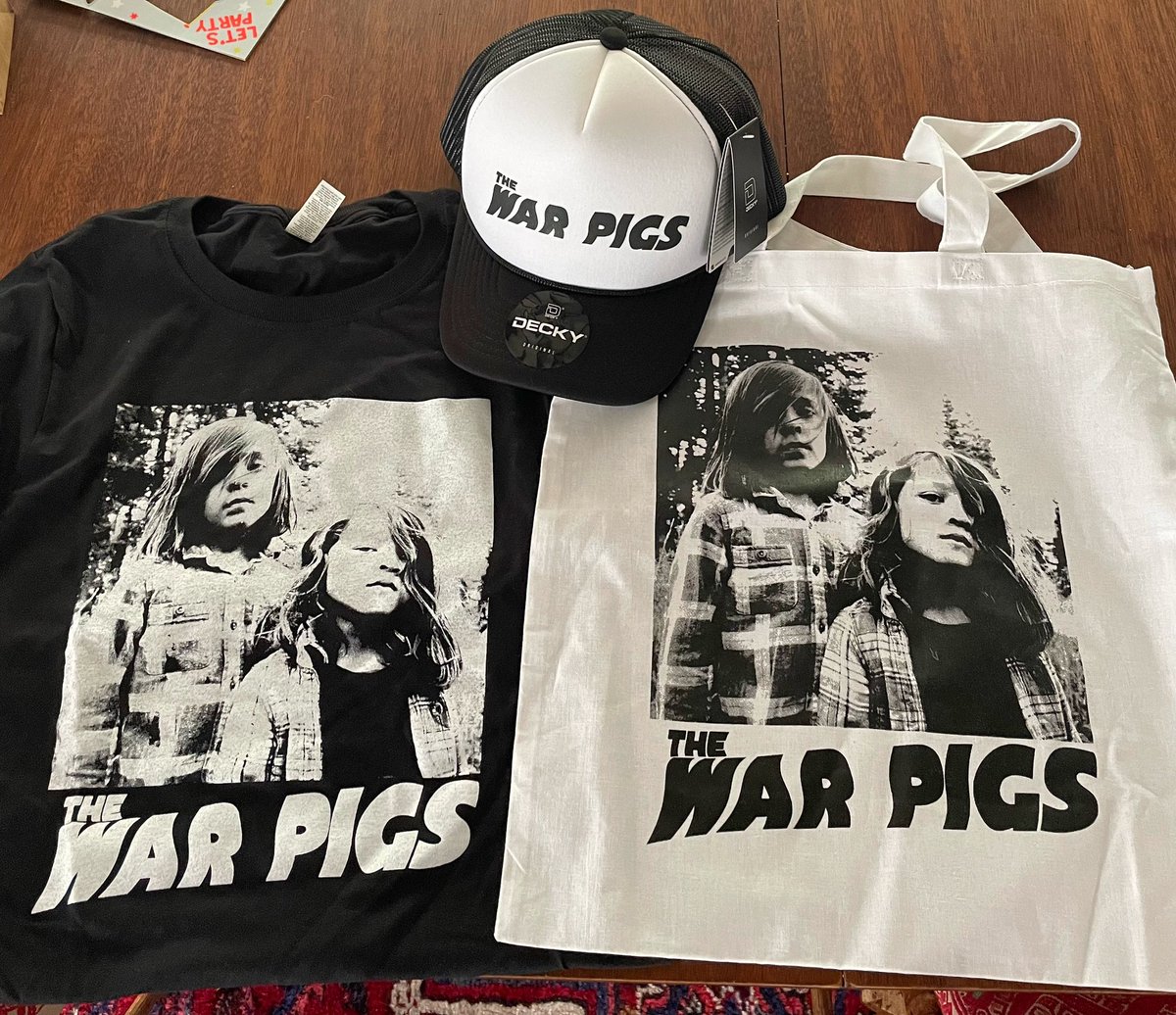 The War Pigs will have lots of merch (including new hats in adult and kids sizes) at their free show this Friday night May 5th at UCLA’s Bruin Plaza. The Pigs play at 7pm.
