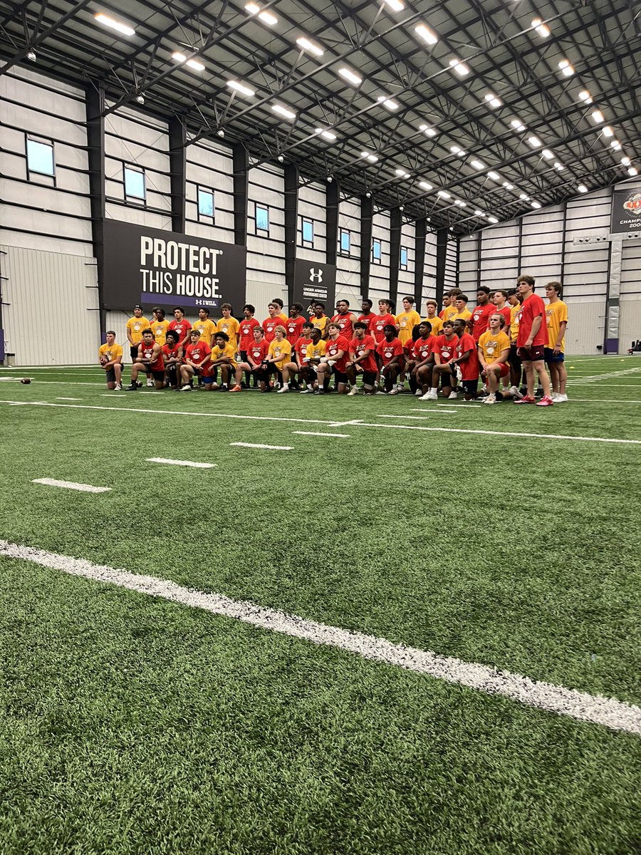 Juniors @camwilkens & @adonisfuller0 putting in work at the MFCA Junior skills combine. These guys have been identified early by Team MD Big 33 2024! @Big33MD #BeatPA🟡⚫️🔴