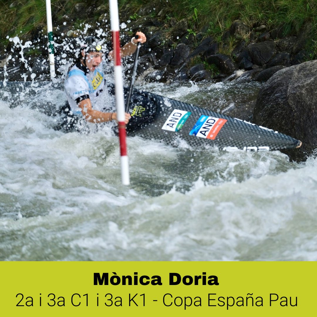 #aigüesbraves
💥Profitós cap de setmana per a Mònica Doria a la Copa de España a Pau
📆29.04.2023: 3a C1 i K1
📆30.04.2023: 2a C1
#supportingtalent 
📸 @comunicANDorra / @CreditSupport_