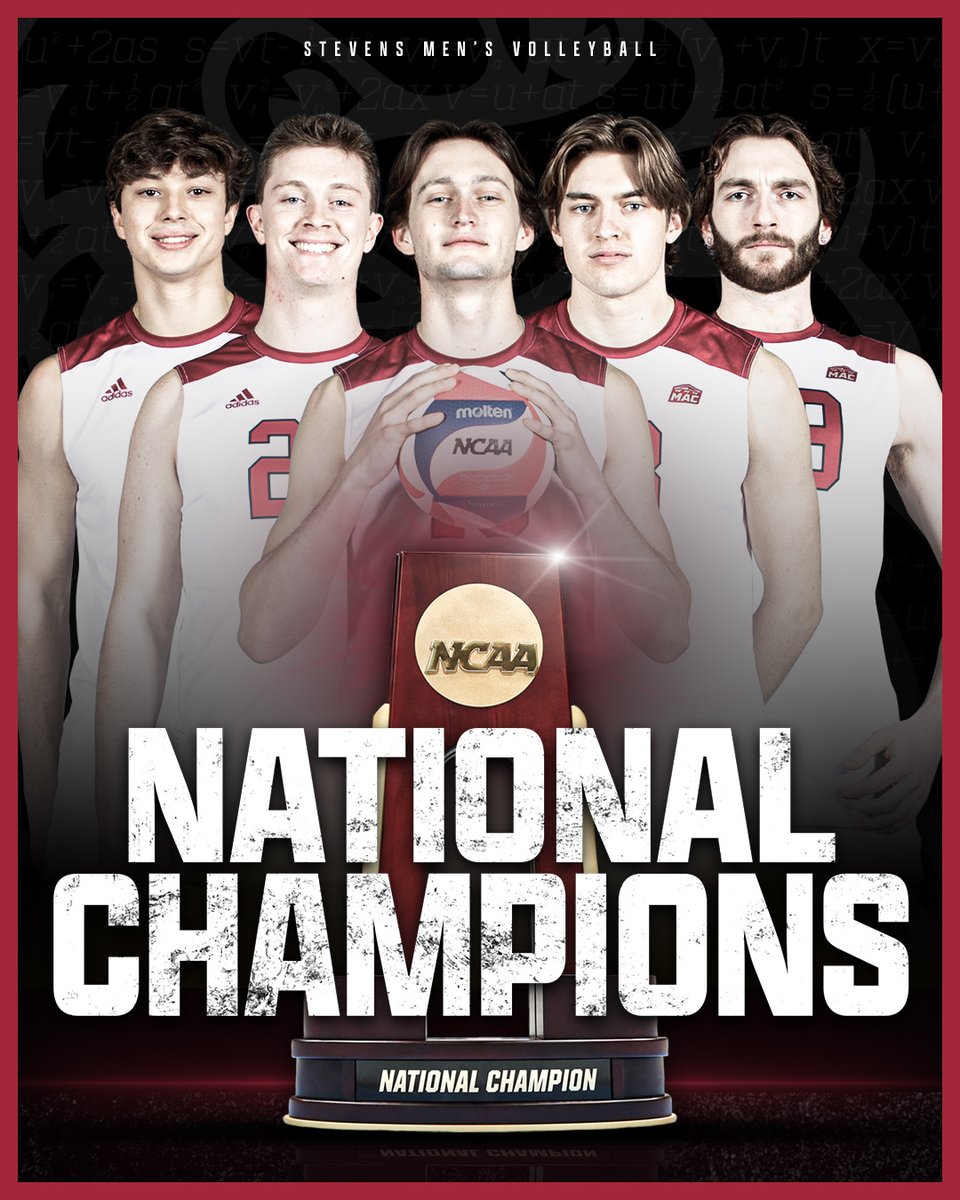 Stevens Ducks (@stevensducks) on Twitter photo FOR THE SECOND TIME IN SCHOOL HISTORY, WE ARE THE NATIONAL CHAMPIONS!!!!🏆
<a href="/StevensMensVB/">Stevens Mens Volleyball</a>
#AllRise #d3vb #MACvb FOR THE SECOND TIME IN SCHOOL HISTORY, WE ARE THE NATIONAL CHAMPIONS!!!!🏆
<a href="/StevensMensVB/">Stevens Mens Volleyball</a>
#AllRise #d3vb #MACvb
